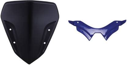 Vagary Combo Visor + Winglet for Yamaha MT 15 Bike Fairing Kit