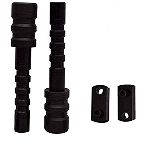 Vagary CNC Frame Slider Crash Protectors for KTM DUKE200/390 Kawasaki Ninja and R15 V3 TVS Bike Crash Guard (BLACK)