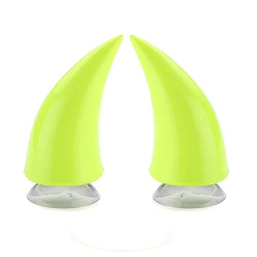 Vagary Motorcycle Helmet Creative Decorative Accessories Devil Style Helmet Horn (Green)