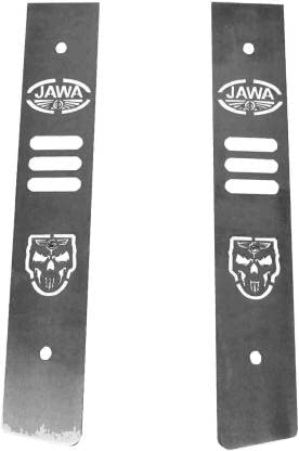 Vagary Stainless Steel Motorcycle Skull Radiator Grill Guard Protector Grill Only Fit in JAWA 42 Bike Crash Guard (JAWA)