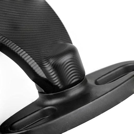Vagary Adjustable Universal Motorcycle Mirror Modified Wind Wing Adjustable Rotating Rearview Mirror (Black)