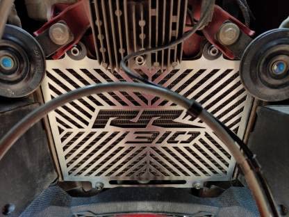 Vagary Stainless Steel Motorcycle Radiator Guard Protector Grill Only Fit in Apache 310RR Bike Radiator Guard (TVS)