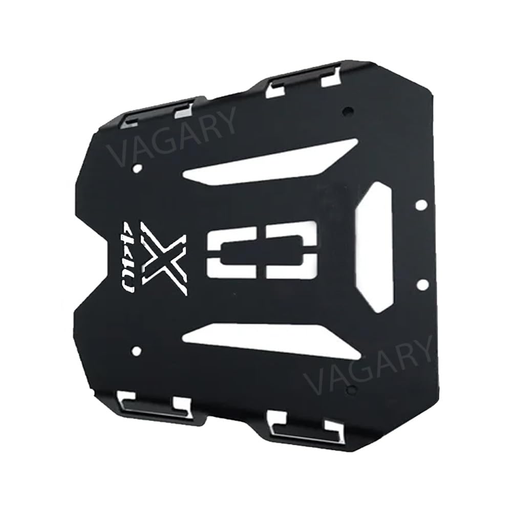 Vagary Back Rest/Top Rack Carrier Plate Expedition for Luggage Backrest for Harley-Davidson X440(Black)