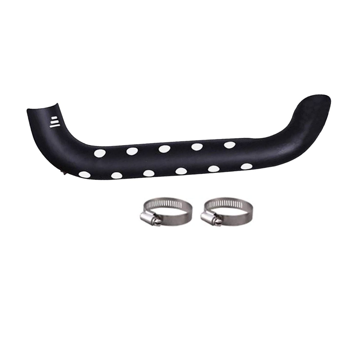 Vagary Matte Bend Pipe Heat Shield Cover for RE Bullet Classic 350 Exhaust Heat Shield (Black)