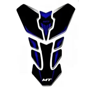 Vagary Scratch Protector Bike Tank Pad Sticker for Yamaha MT 15 (Blue)