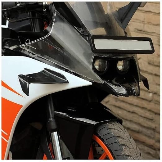 Vagary Combo of Adjustable Universal Motorcycle Rotating Side Wing Rear View Mirror With Bike Wings for KTM, Yamaha, Suzuki, TVS, Bajaj, Kawasaki, BMW Motorrad, Aprilia, Hyosung, Hero, Honda