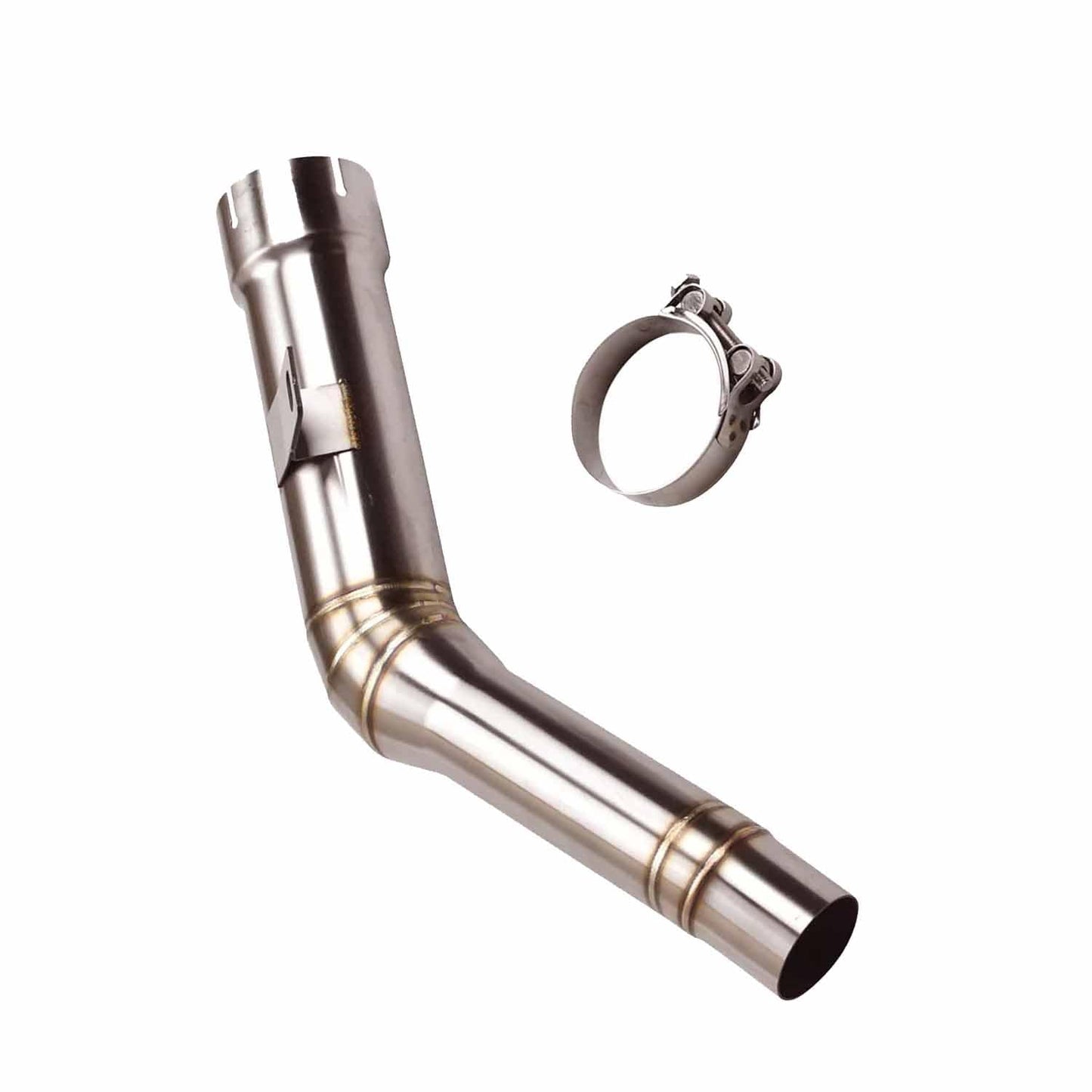 Vagary Superbike Bend Pipe For Kawasaki Ninja ZX 10R 2021-2025 Stock Muffler Modified Exhaust Mid Link Pipe