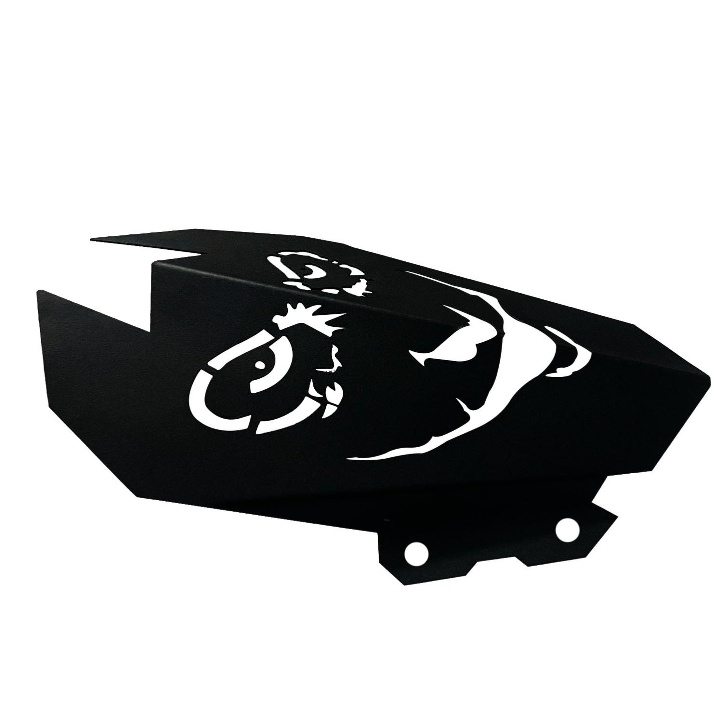 Vagary Joker Design Metal Visor with Red Winglet for Yamaha MT 15