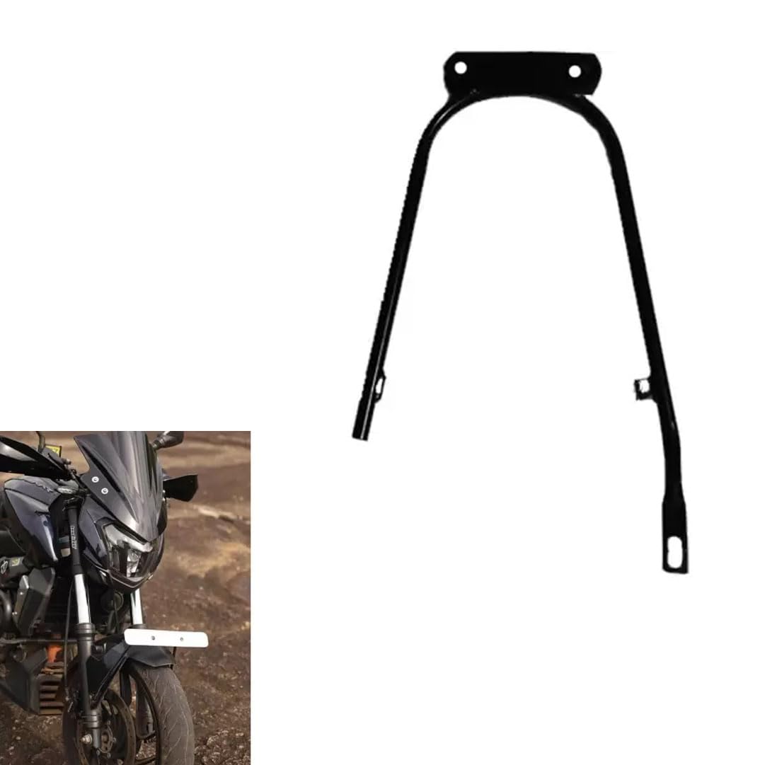 Vagary Front Number Plate Holder Clamp for Bajaj Dominar 250 400 (Black)