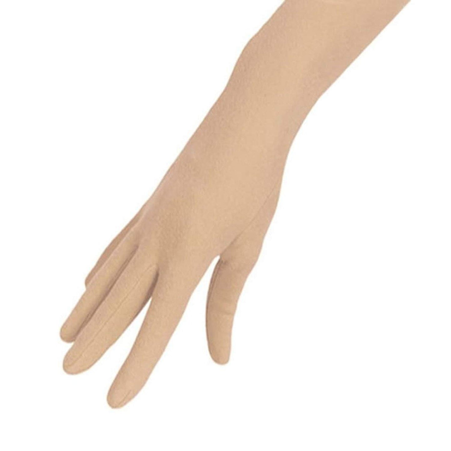 Vagary Women's Cotton Full Hand Gloves for Sun Protection (Skin, Large)