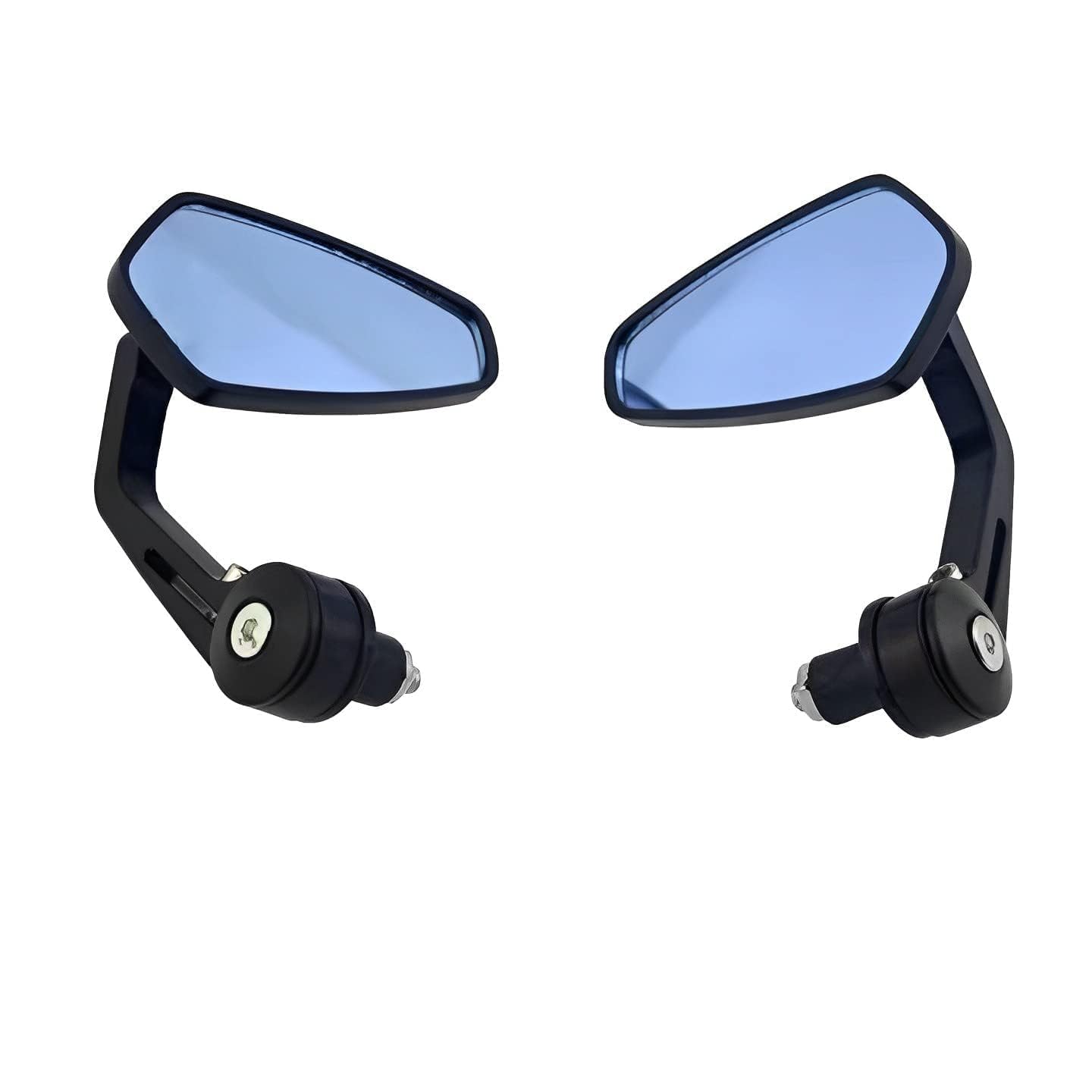 Vagary Aluminium Universal Aluminum Mirror Glass Bar End Rear View Mirrors Motorcycle Handlebar for RE Bullet Classic 350, Hunter 350, Meteor 350, Reborn Classic 350, GT 650, Ktm, Pulsar, Hero