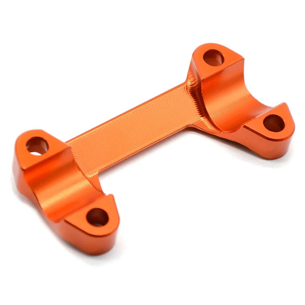 Vagary CNC Motorcycle Aluminum Handlebar Clamp Risers Top Cover Fit For DUKE 125/200/250/390 (Orange)