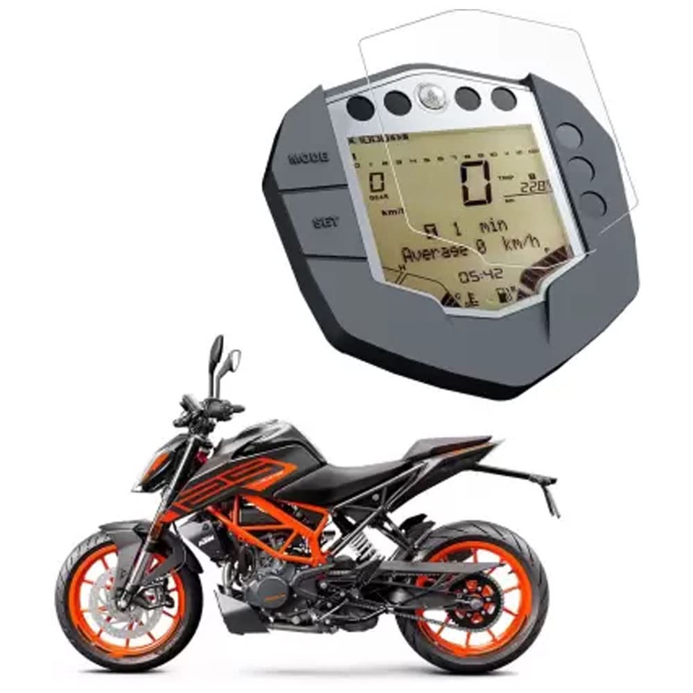 Vagary Polycarbonate Speedometer Screen Protector/Scratch Guard For Ktm-125/200/250 Rc125/200/390 Duke-390(2013-2016)-Motorcycle