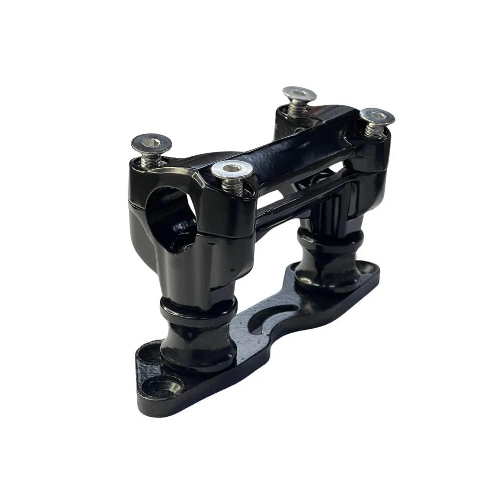 Vagary Pro Taper EVO Motorcycle Handle bar Risers and Mounting Kit for Bajaj NS 160 (Black)