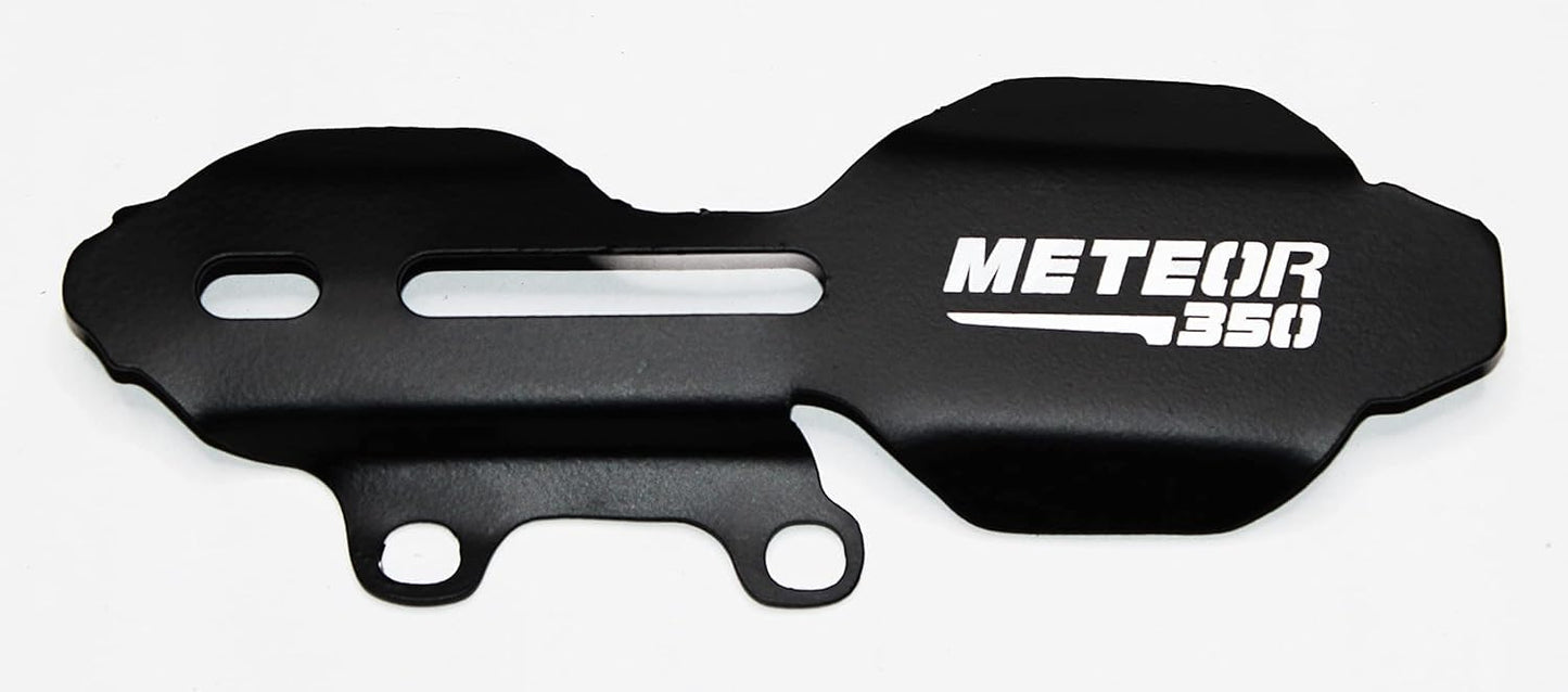 Vagary Rear Master Cylinder Guard Compatible with RE Meteor 350 (Matt Black)