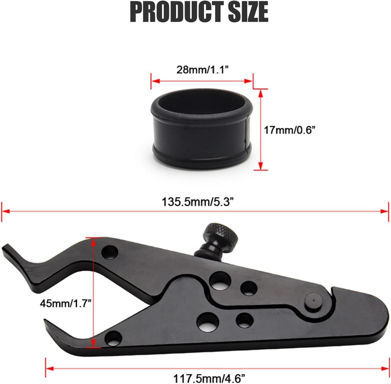 Vagary Universal CNC Cruise Control Bike Throttle Lock, Wrist/Hand Grip Lock Handlebar Hand Guard (Universal For Bike)