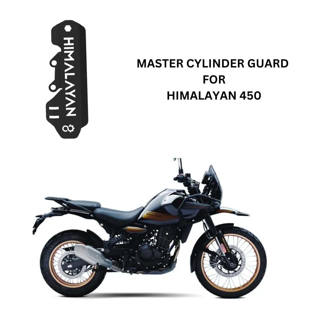 Vagary Master Cylinder Guard for Himalayan 450 (Black, Pack of 1)