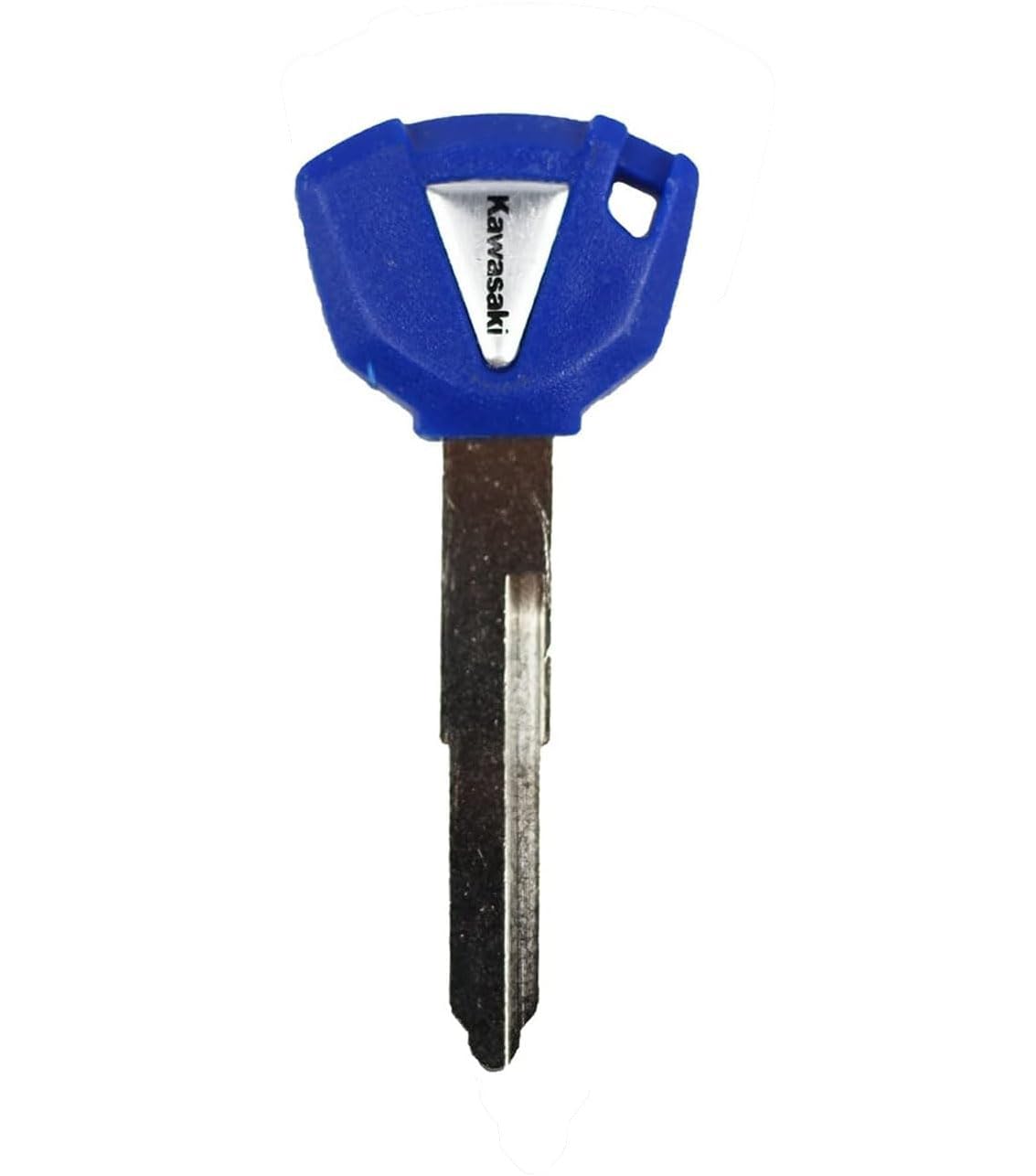 Vagary Blank Blade Uncut Bike Key for Kawasaki Z650 Z900 Z1000 Ninja ZX-6R ZX-7R ZX-9R ZX-10R ZX-12R ZX-14R (1PC) Blue
