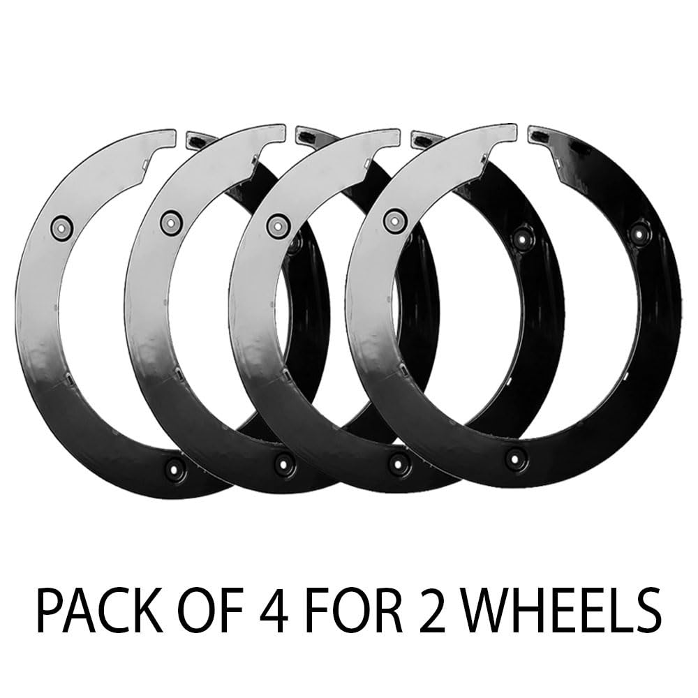 Vagary Bike Wheel Cover for 17 inch Wheel for TVS Raider 125 (Black)
