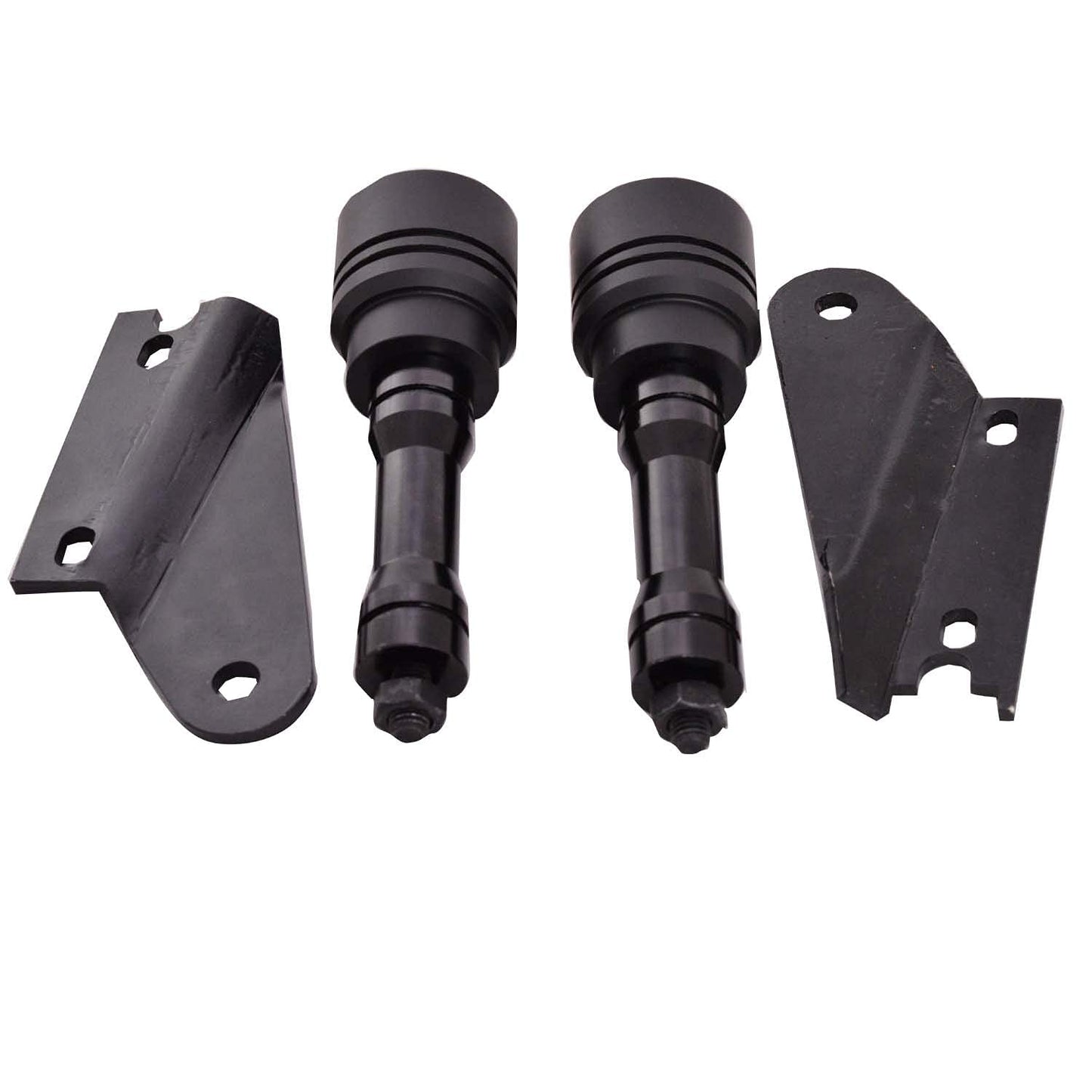 Vagary Pulsar Rs 200 Frame Slider Crash Guard with Brackets (Black)