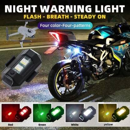Vagary Multicolor Strobe Lights with USB Charging, Drone Flashing Strobe Light Back Up Lamp, License Plate Light, Reversing Light, Side Marker, Tail Light Car, Motorbike LED