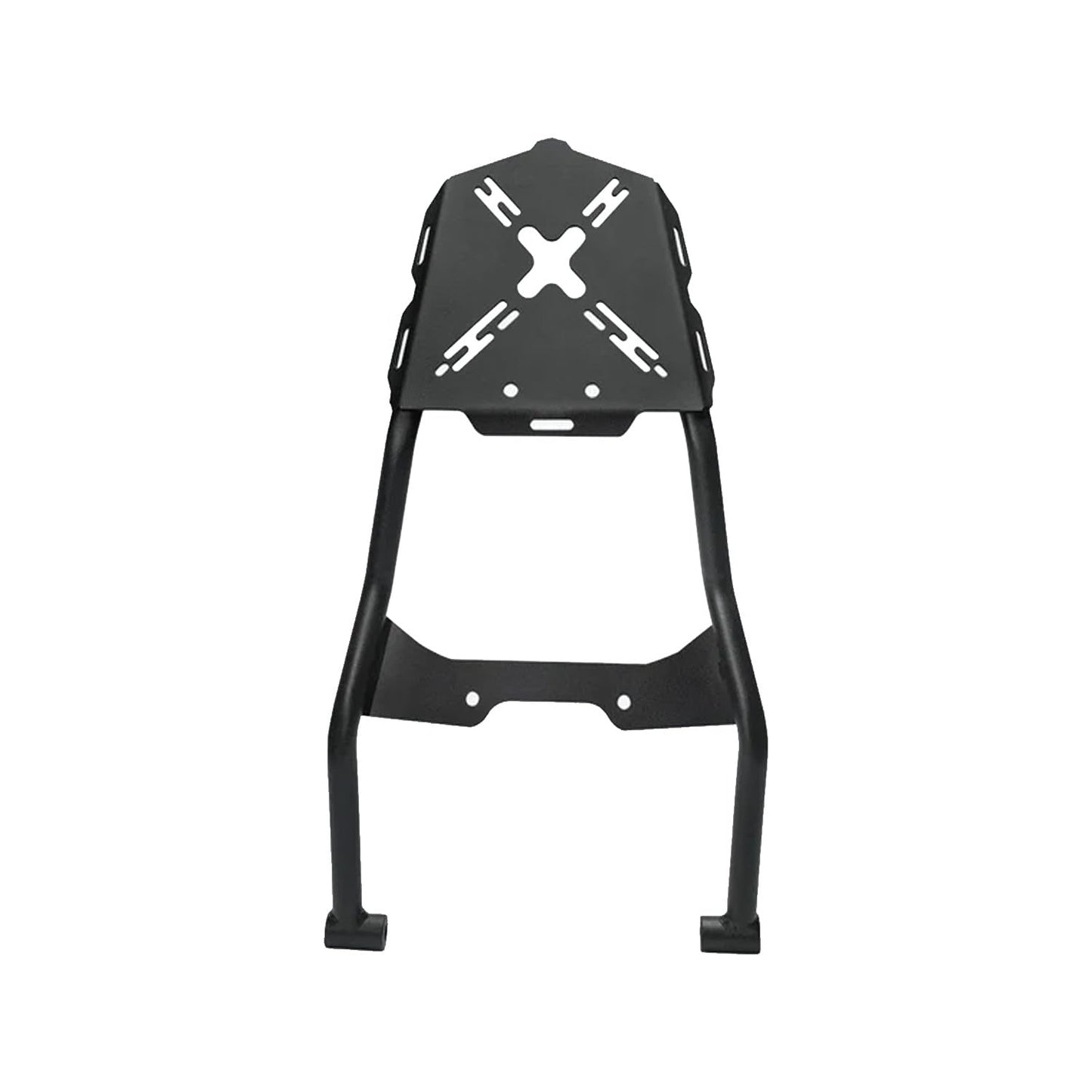 Vagary Back Rack/Top Rack Carrier Plate Expedition for Luggage Backrest for TVS Ronin (Black)