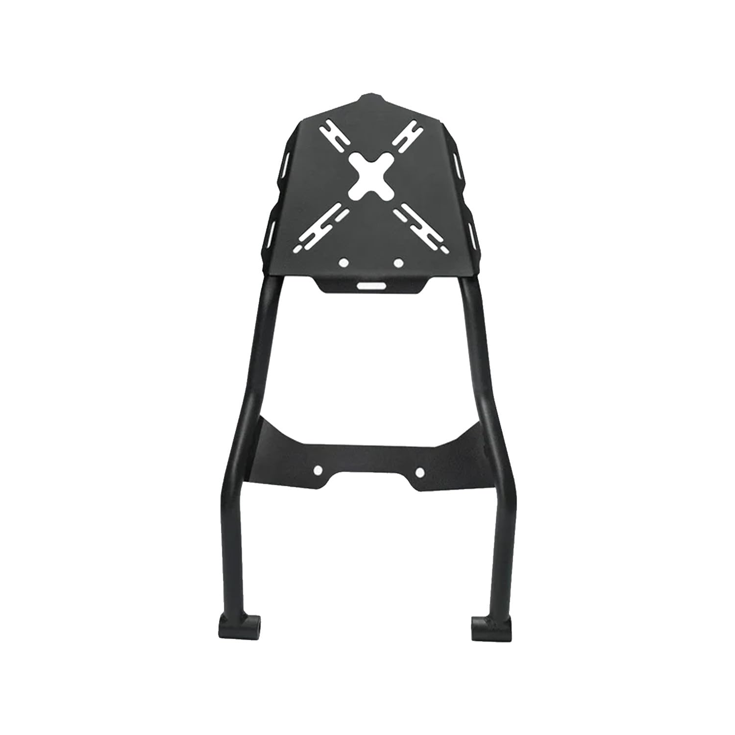 Vagary Back Rack/Top Rack Carrier Plate Expedition for Luggage Backrest for TVS Ronin (Black)