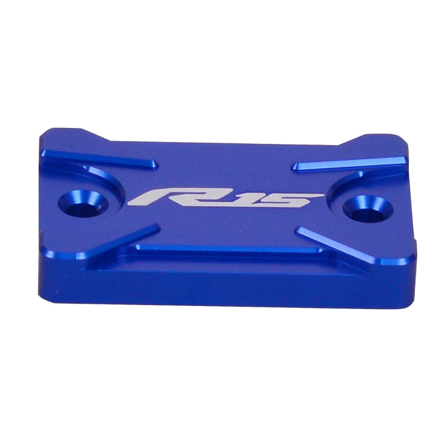 Vagary CNC Aluminium Alloy Disc Brake Fluid Reservoir Cap Cover For Yamaha R15 V4 (Blue)