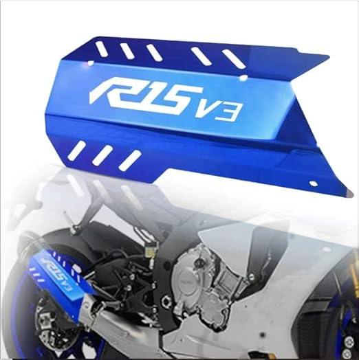 Vagary Bike Exhaust Guard Heat Shield Cover Yamaha R15 V3 Muffler Protector