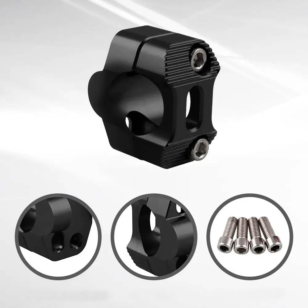 Vagary Universal Handlebar Riser/Raiser Handle Clamps Riser For All Bike(Black)