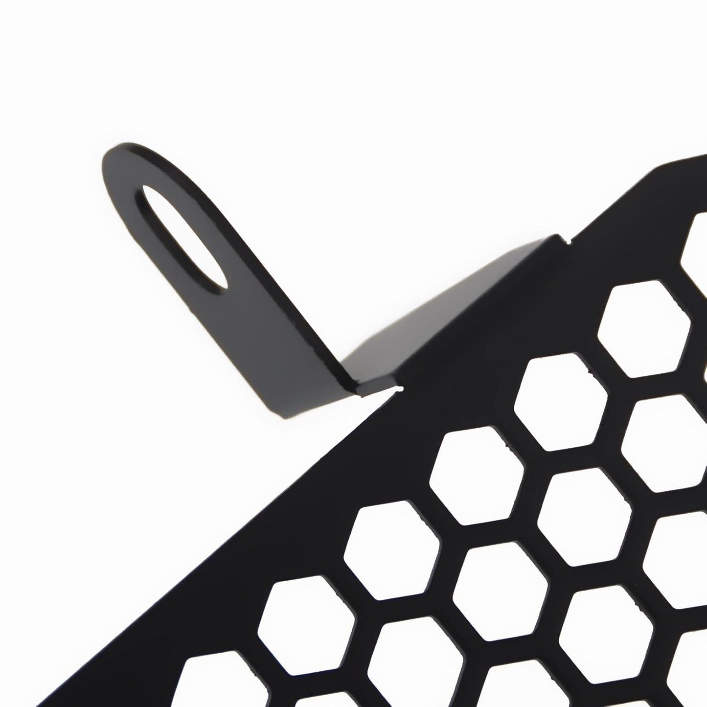 Vagary Stainless Steel Motorcycle Radiator Guard Grill for MT15 (Black) (Black-Silver)