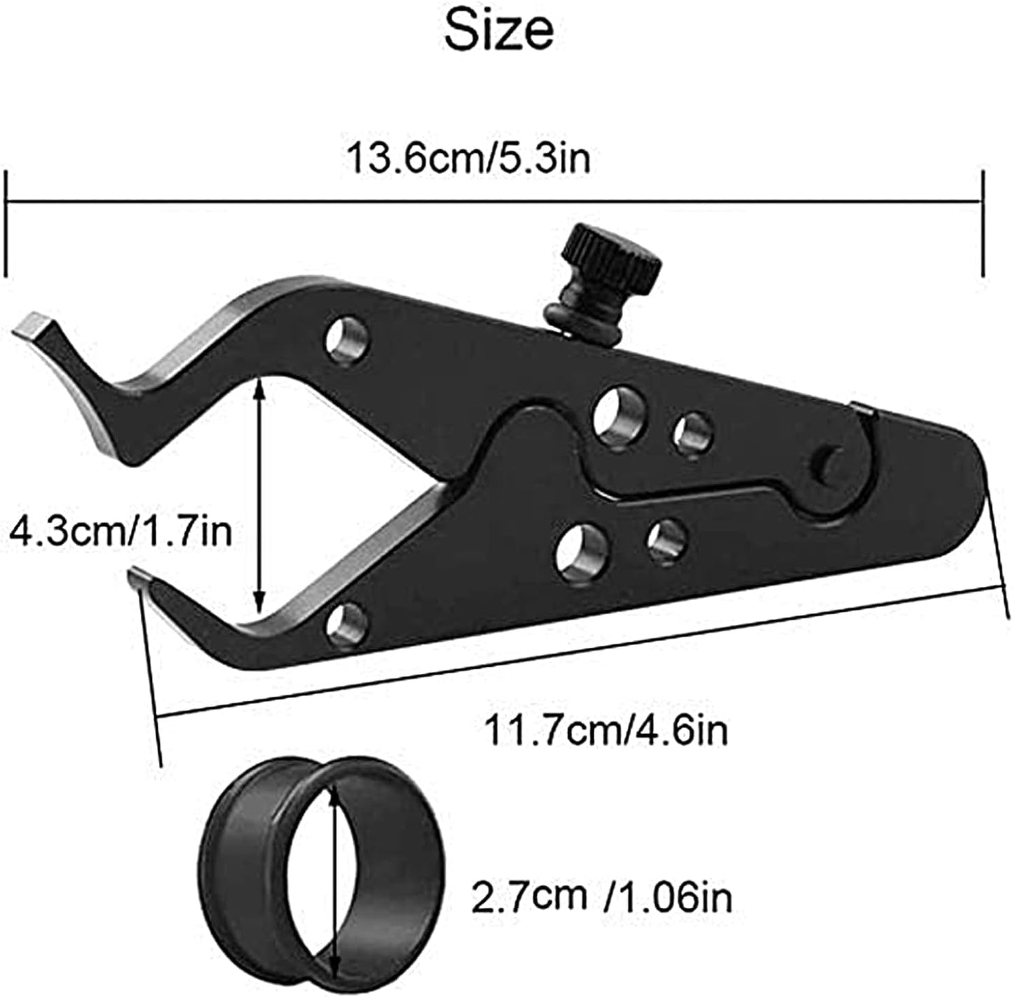 Vagary Universal CNC Cruise Control Bike Throttle Lock, Wrist/Hand Grip Lock Handlebar Hand Guard (Universal For Bike)