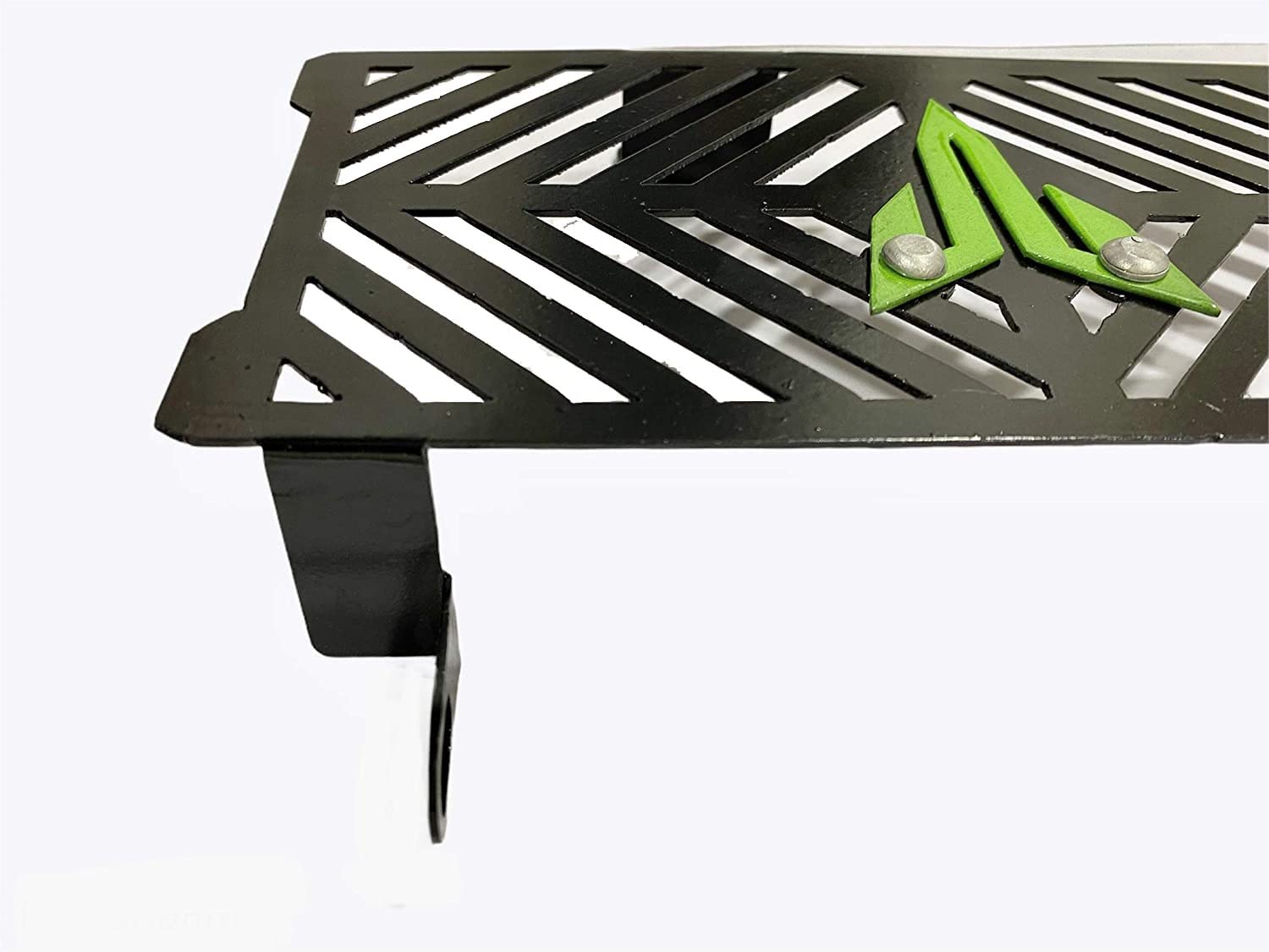 Vagary Stainless Steel Motorcycle Radiator Guard Grill for MT15 (Black) (Black Green)