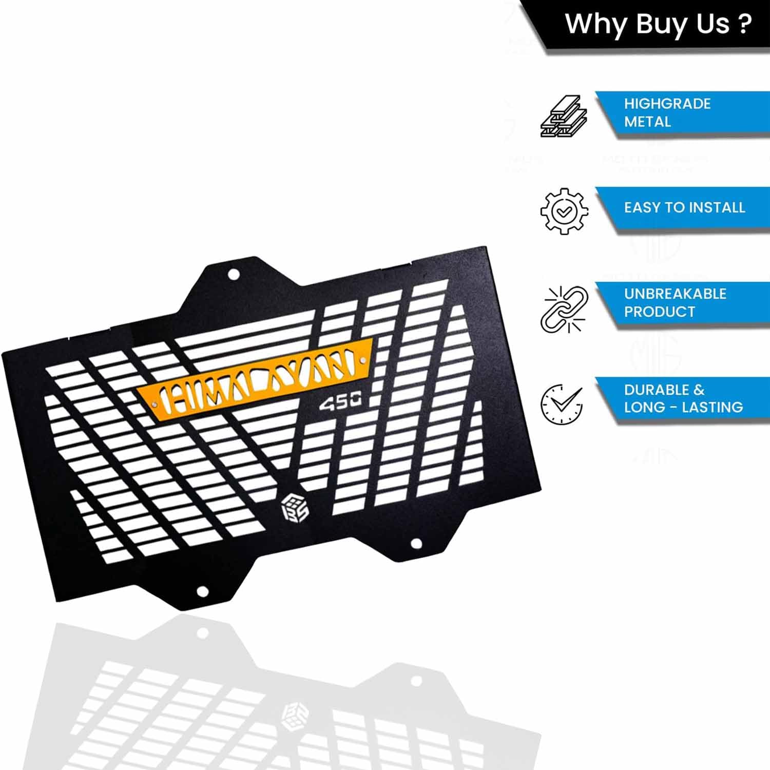 Vagary Radiator Grill Guard for RE Himalayan 450 (Black)