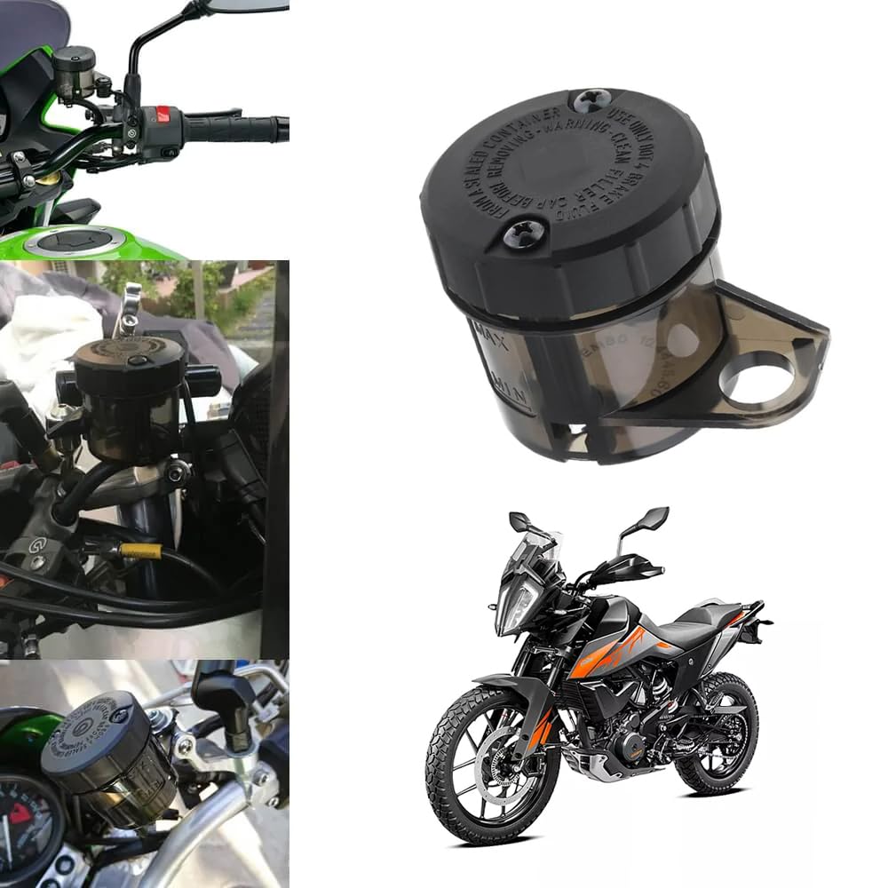 Vagary Bike Front Bike Oil Can Brake Clutch tank Fluid Reservoir Oil Tank for KTM Adventure 390 (Black)