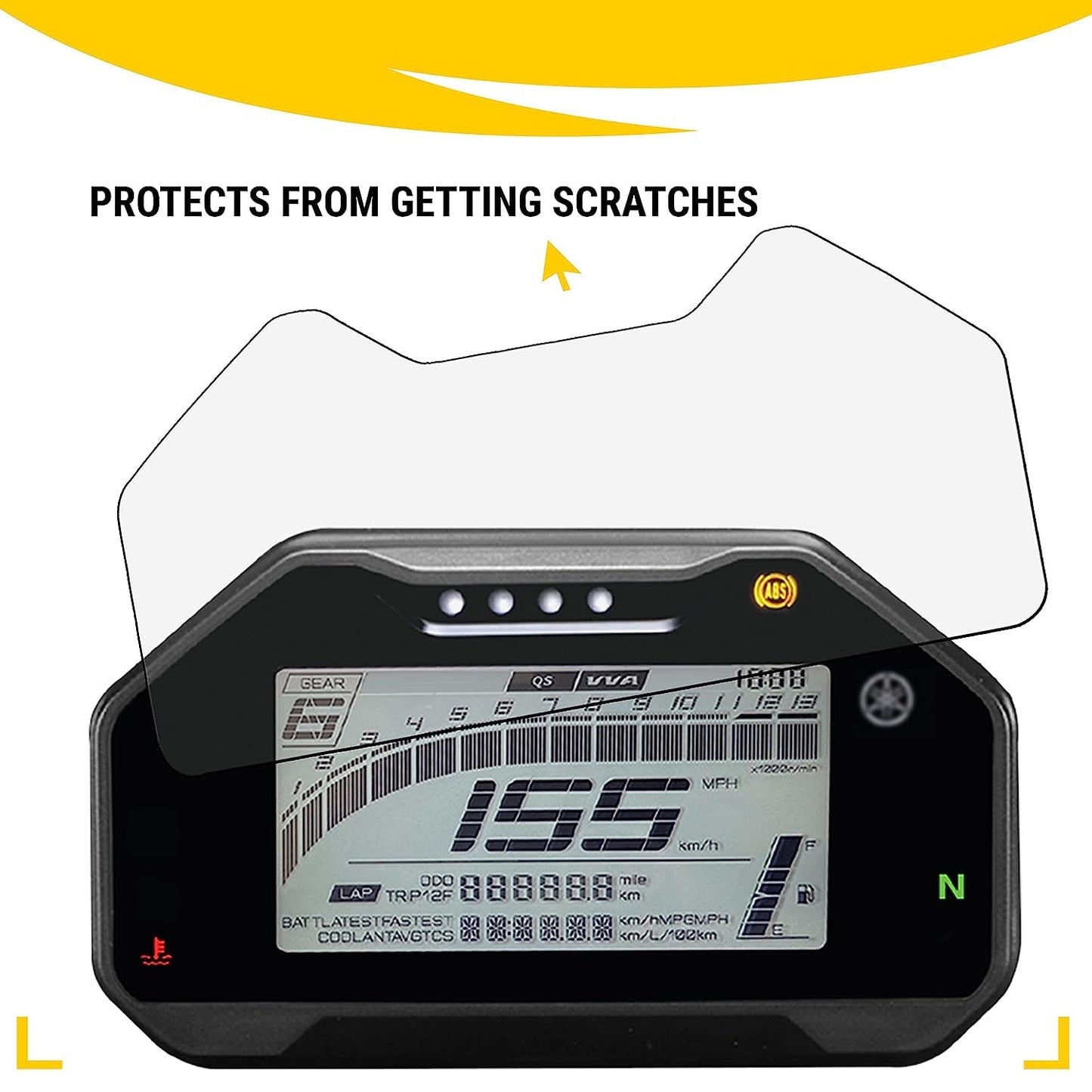 Vagary Speedometer Screen Protector Scratch Guard for Yamaha R15 V4 or R15M