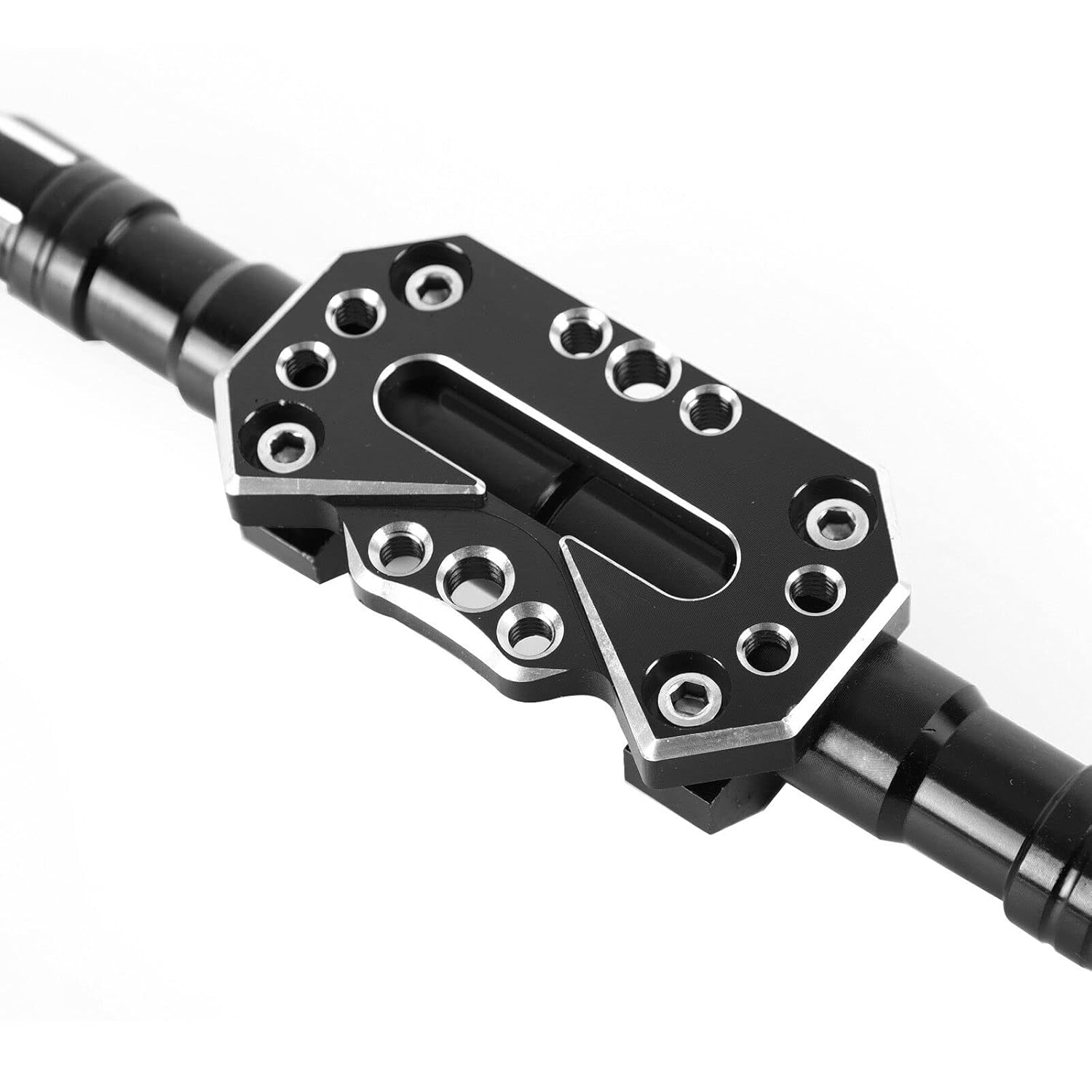 Vagary CNC Adjustable Vibration Rod Handlebar Cross Bar for Royal Enfield Classic 350 Clip-on Handle Bar (Black, Silver)