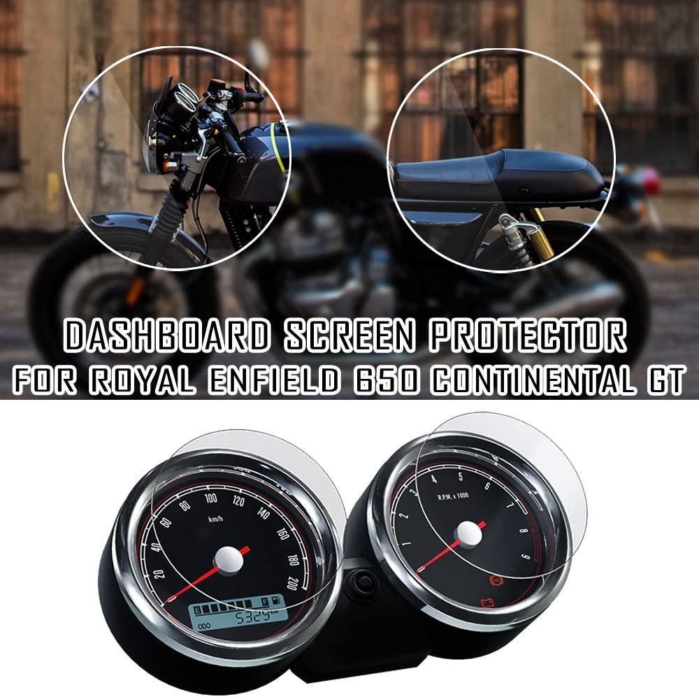 Vagary Speedometer Screen Protector/Scratch Guard for RE Interceptor 650 Screen Guard