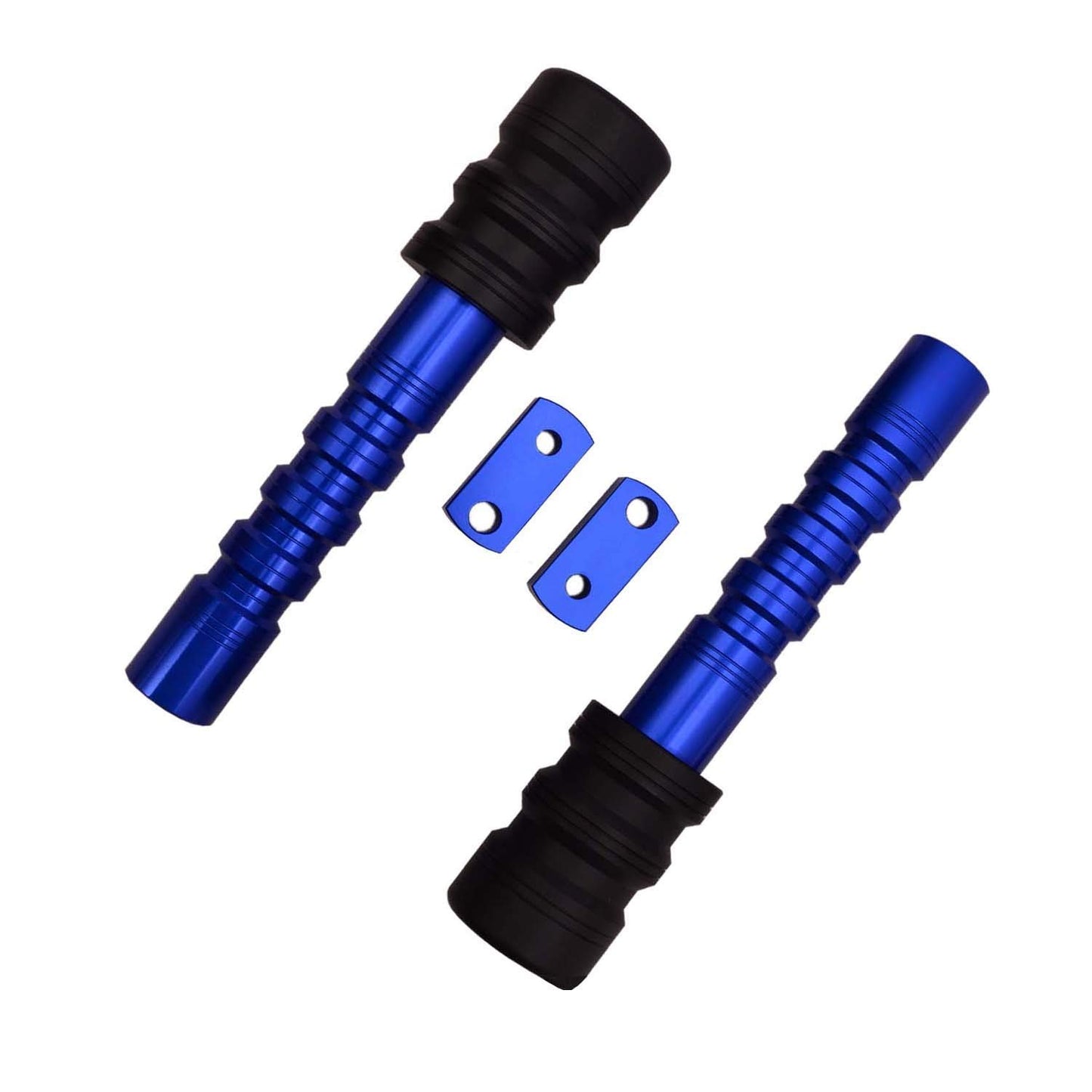 Vagary 2 Pieces Frame Slider Ball Crash Protectors for KTM DUKE200/390 Kawasaki Ninja and R15 V3 TVS Bike Crash Guard (Blue)