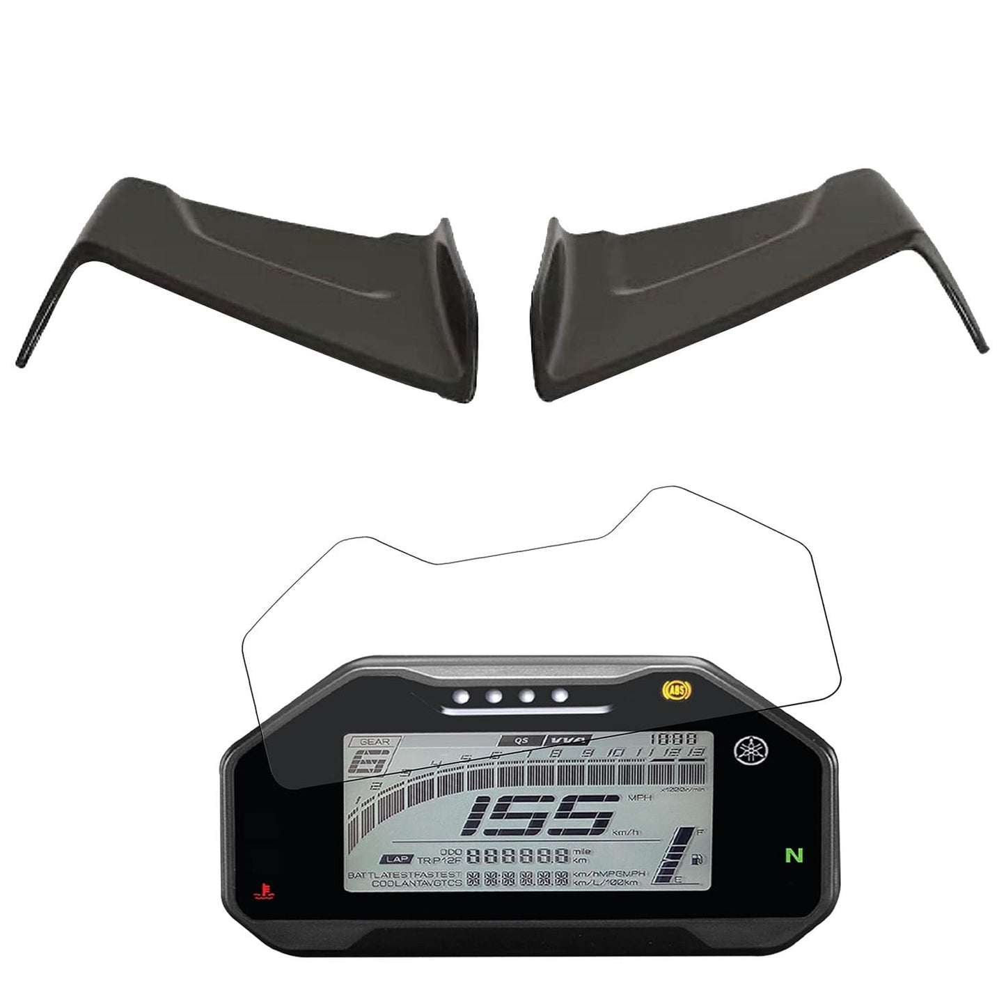 Vagary Bike Side Wing Winglet for R15 V4 /R15 M(Black)