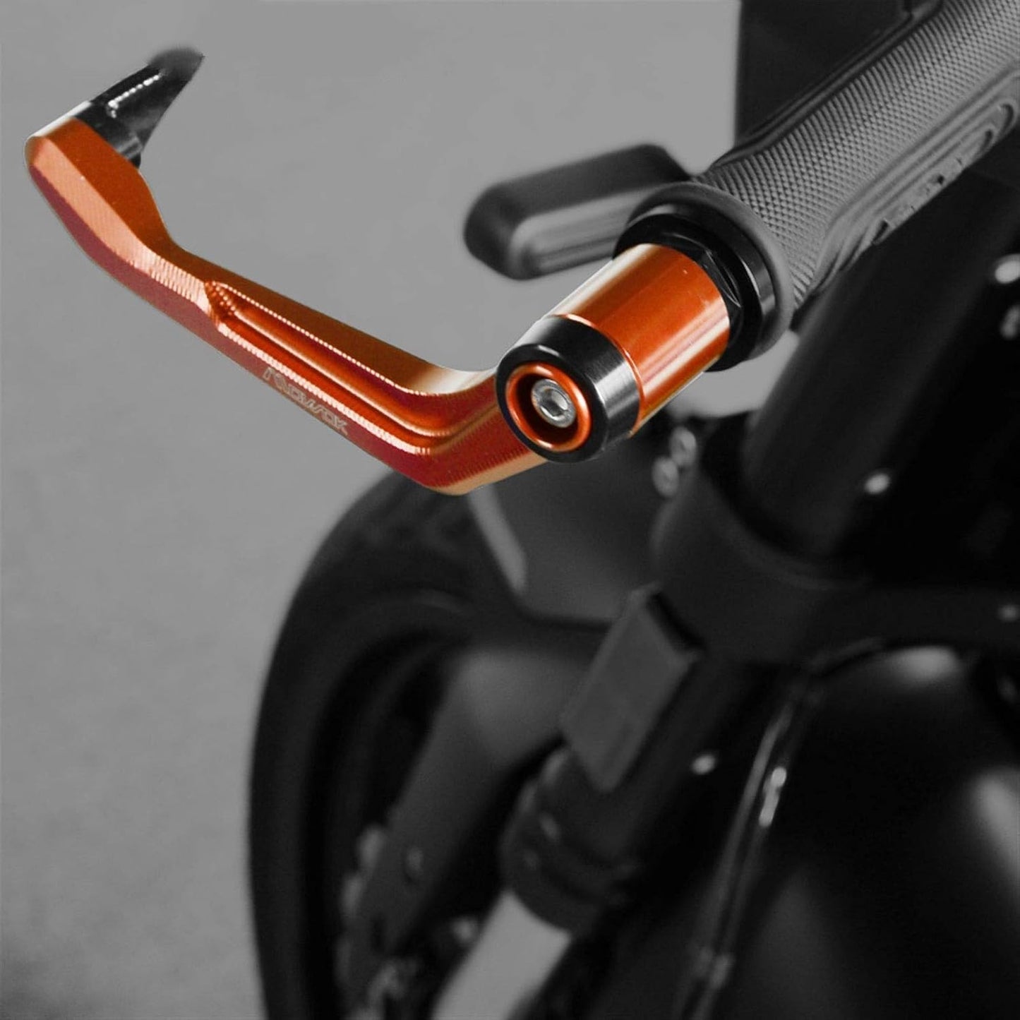 Vagary CNC Aluminum Alloy Motorcycle Handguard Universal Brake Clutch Lever Guard for KTM Duke 390, 200, KTM RC 390,200, All KTM Models (Orange)