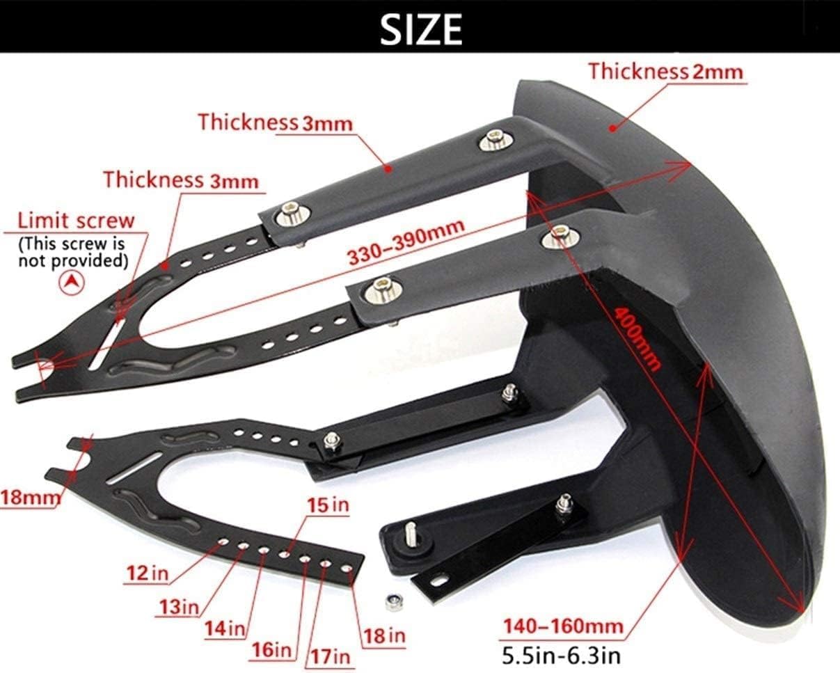 Vagary Motorcycle Rear Mud Guard Splash Guard For Bajaj Pulsar N160 N160 N250 F250 (Black)