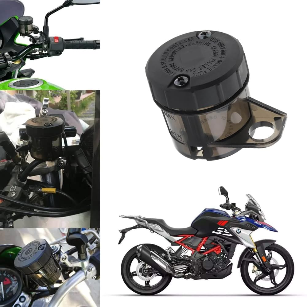 Vagary Bike Front Oil Can Brake Clutch tank Fluid Reservoir Oil Tank for BMW GS 310 (Black)