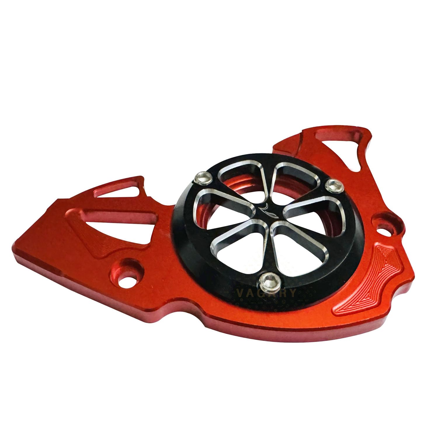 Vagary CNC Aluminum Front Chain Sprocket Cover for Yamaha R15 V4, V3, R15M, MT 15 (RED)