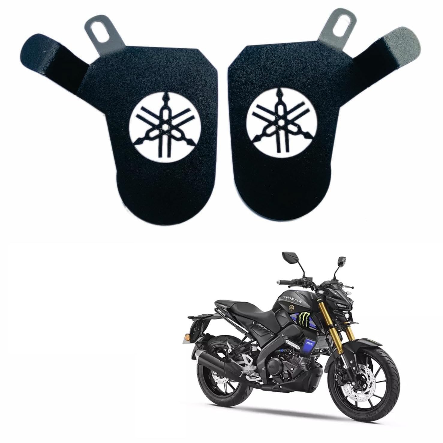 Vagary Heavy Metal Footrest for Yamaha R15 V3, V4, R15M & MT 15 (Both Side Stand Foot rest)