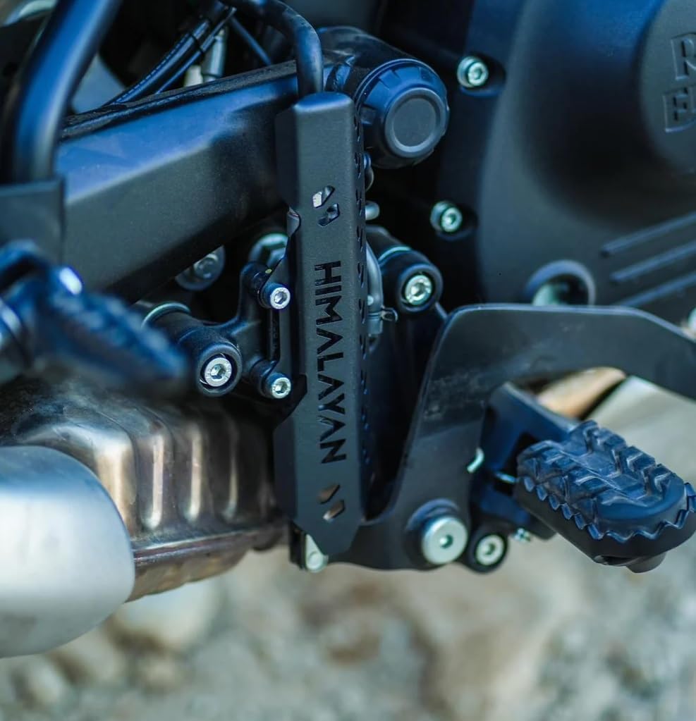 Vagary Combo For Himalayan 450 Bike Complete Black Accessories Combo kit | Rear Oil Container Guard | Side Stand Extender & Master Cylinder Guard (Pack of 3)