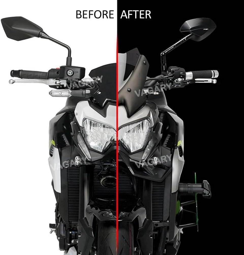 Vagary Abs Motorcycle Front Spoiler Winglet for Kawasaki Z900