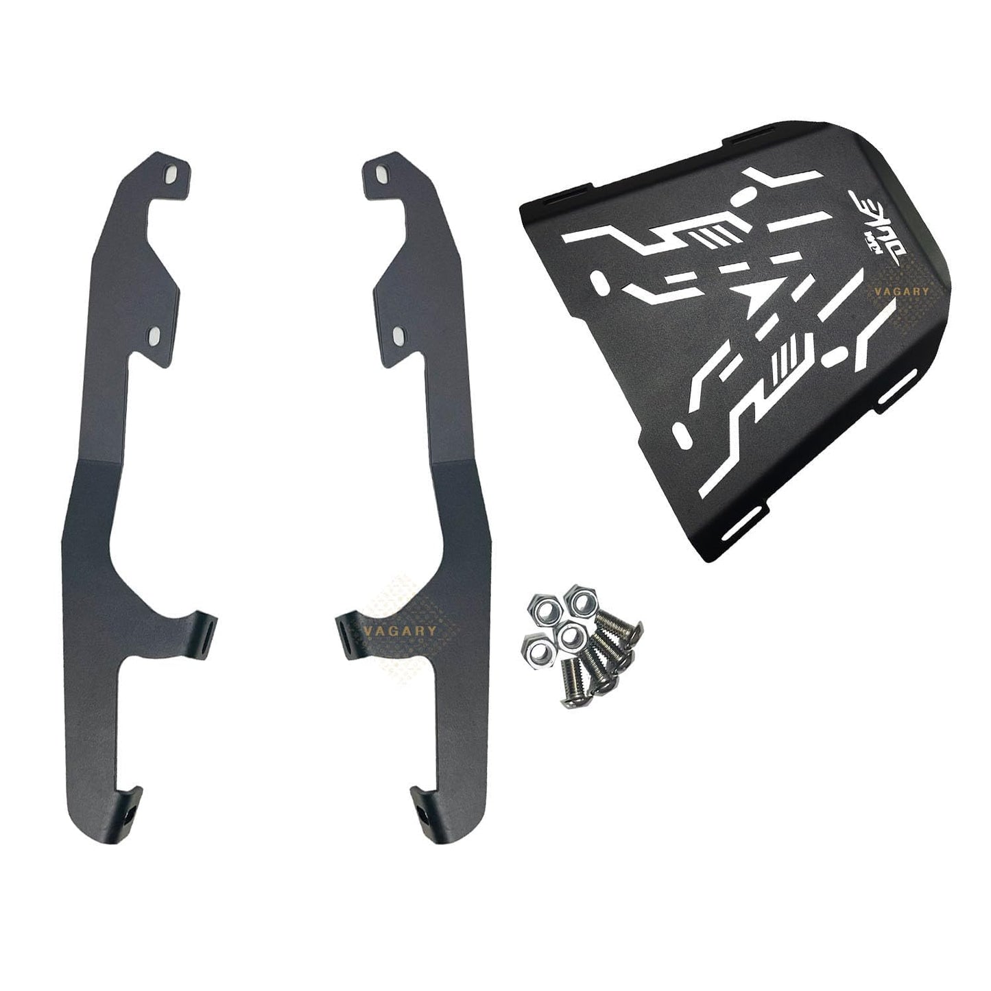 Vagary Back Rack/Top Rack Carrier Plate Expedition for Luggage Backrest for KTM Duke 390/250 (Not for Adventure)