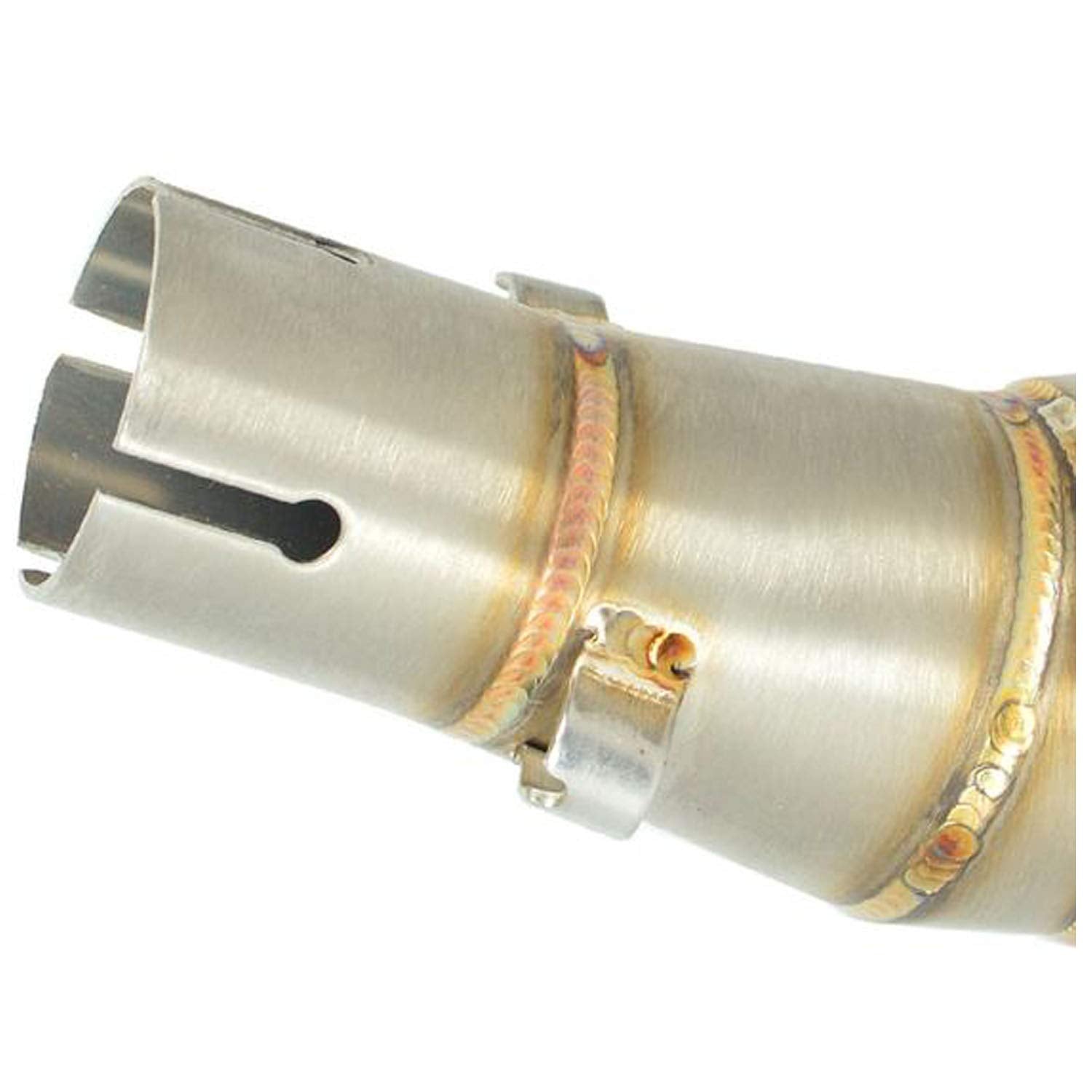 Vagary Stainless Steel Exhaust Mid Bend Pipe Slip-On for Kawasaki Ninja 250, Ninja 300 Full Exhaust System