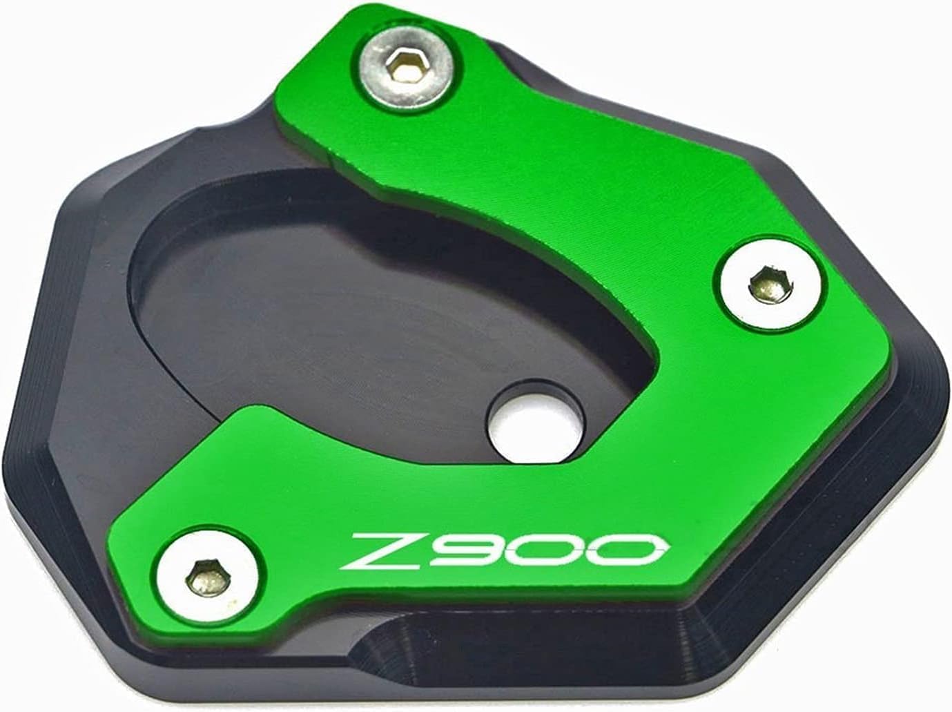 Vagary Motorcycle Kickstand Pad Enlarger Extender Foot Pad for Kawasaki Ninja 650, Z900